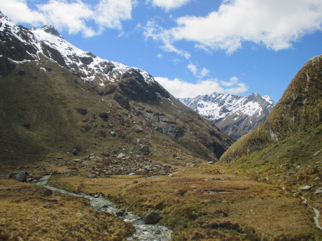 The alpine terrain past Routeburn Falls