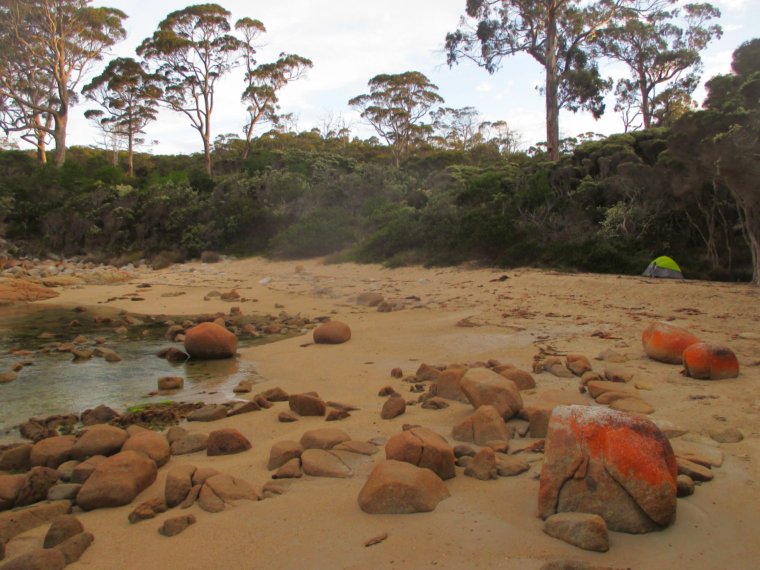 The most scenic pitch for my tent over the three weeks