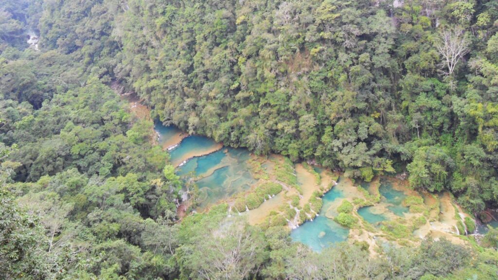 Semuc Champey from above