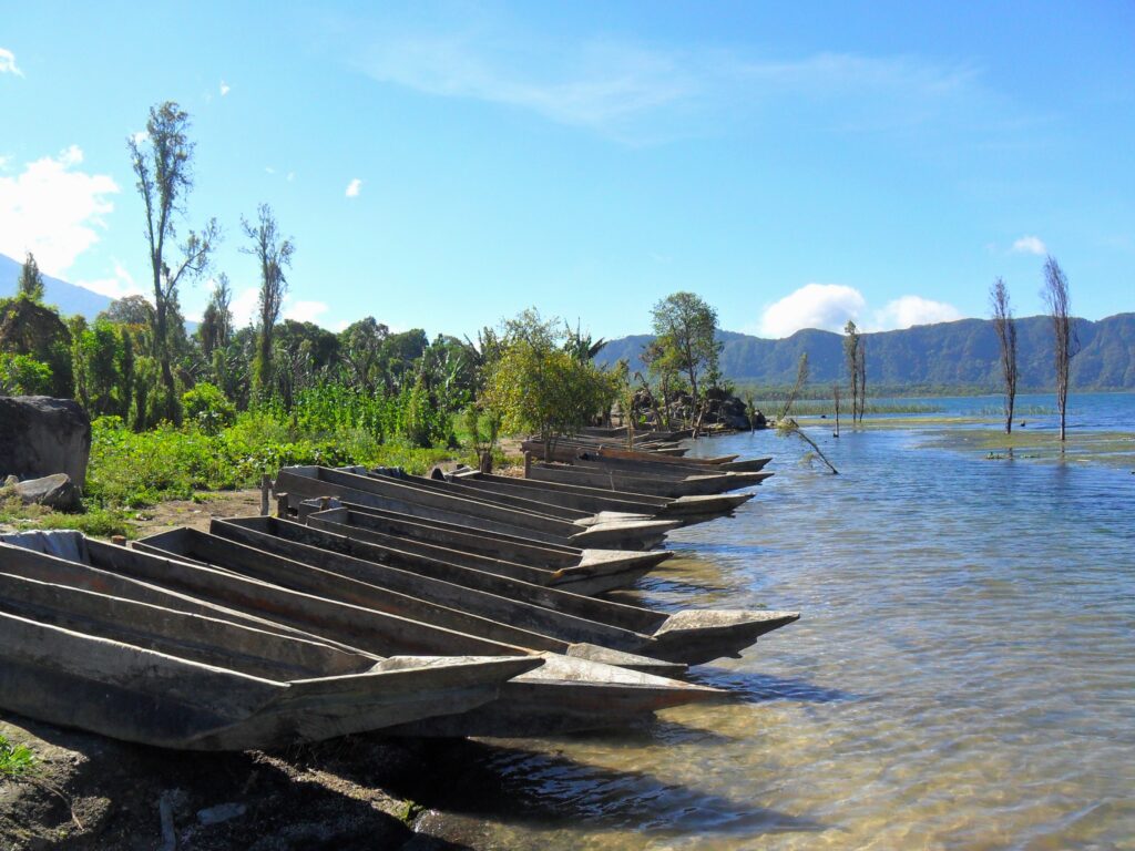 Docking bay on the lake