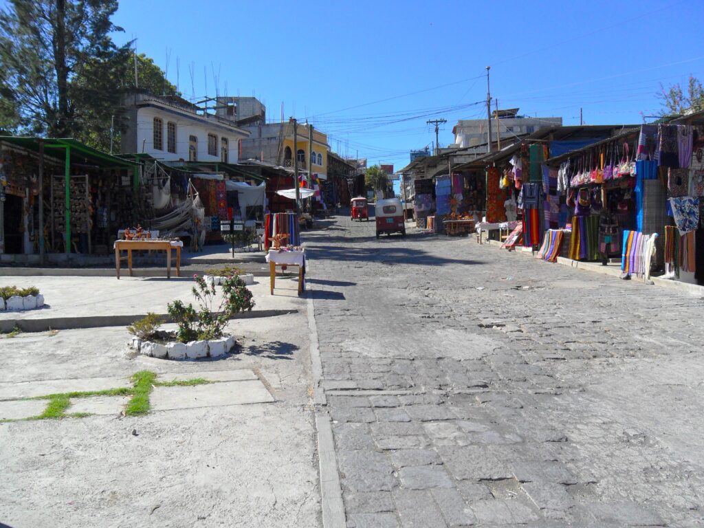 Arriving in San Pedro La Laguna