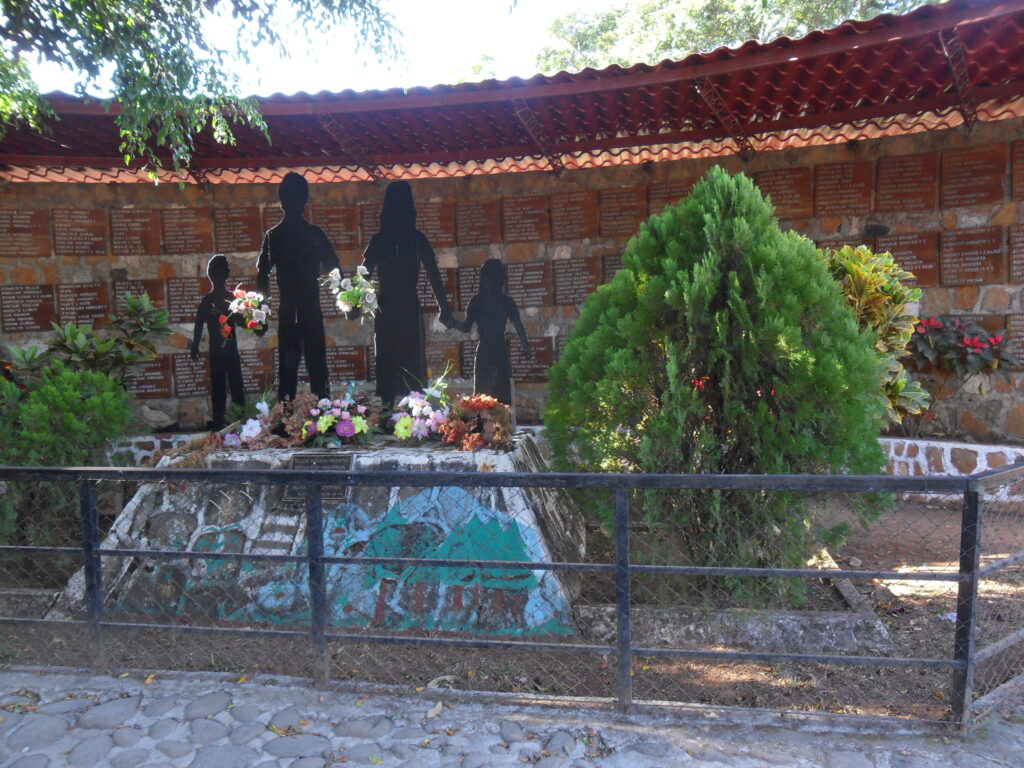 Memorial at El Mozote - the dark side of El Salvador's history