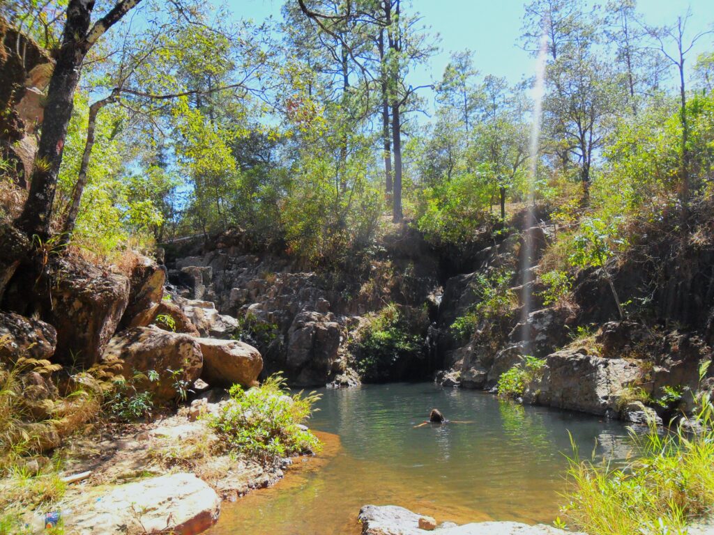 Rock pool near Perquin