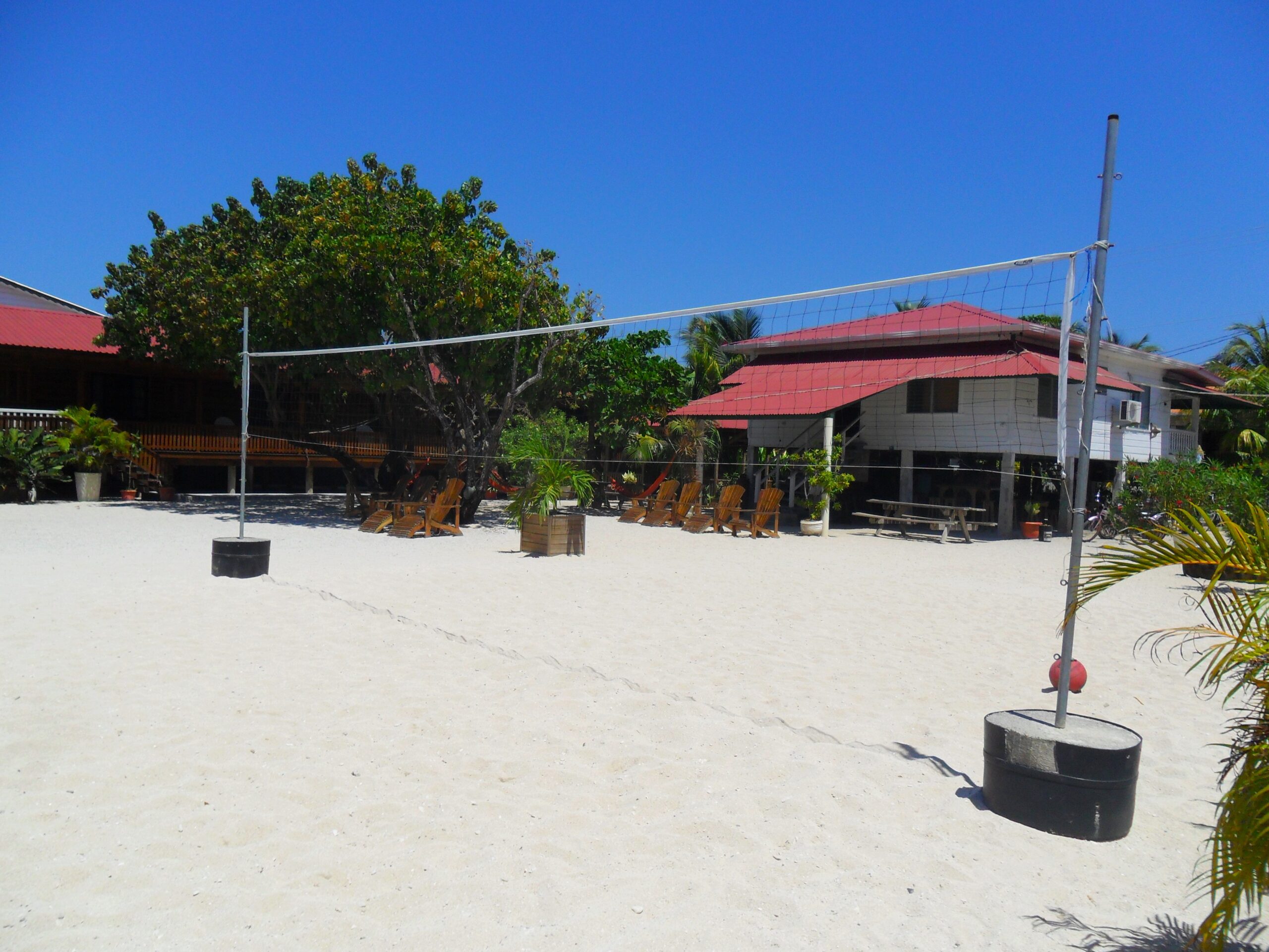 Volleyball at the hostel