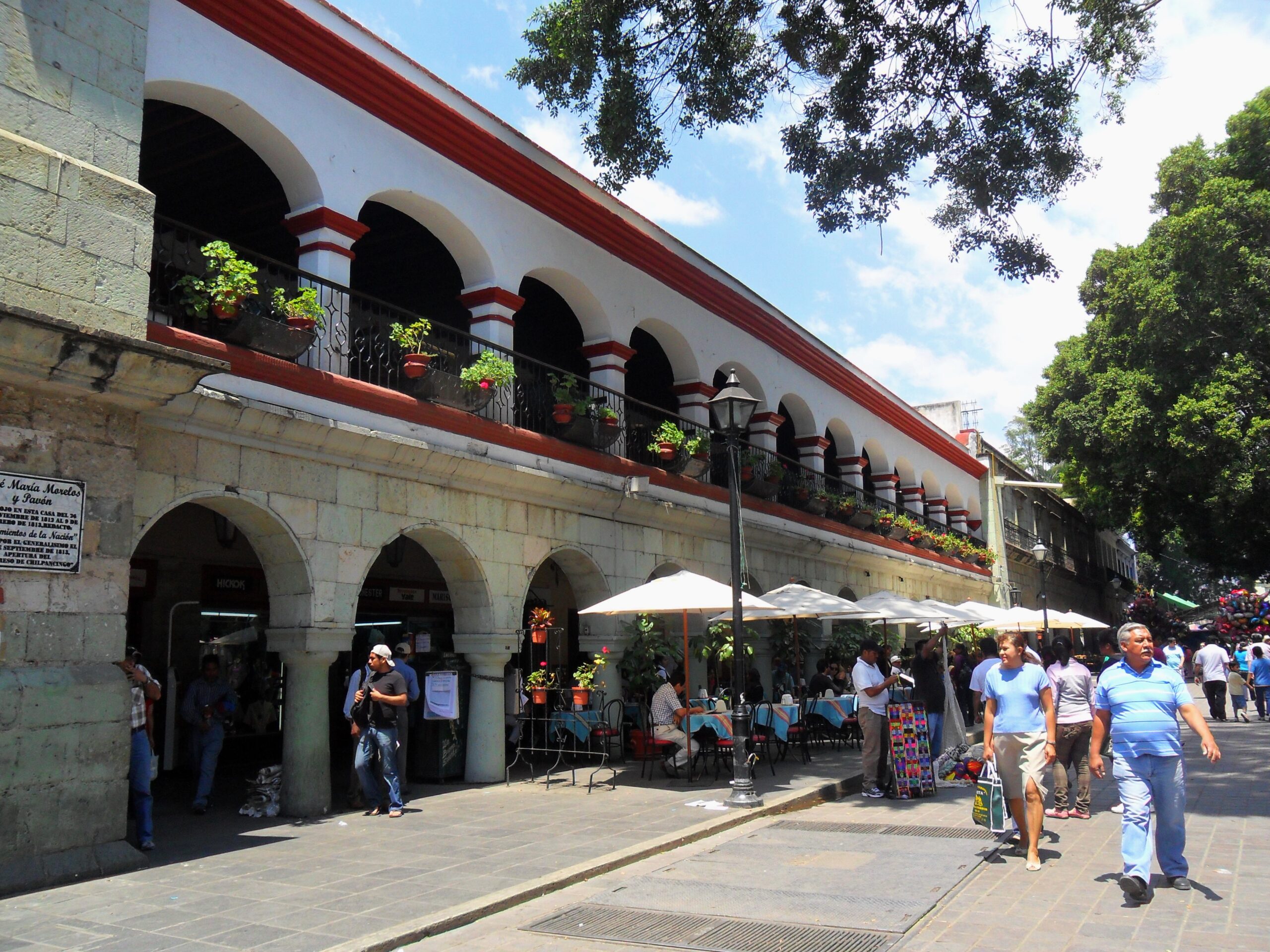 The streets of Oaxaca