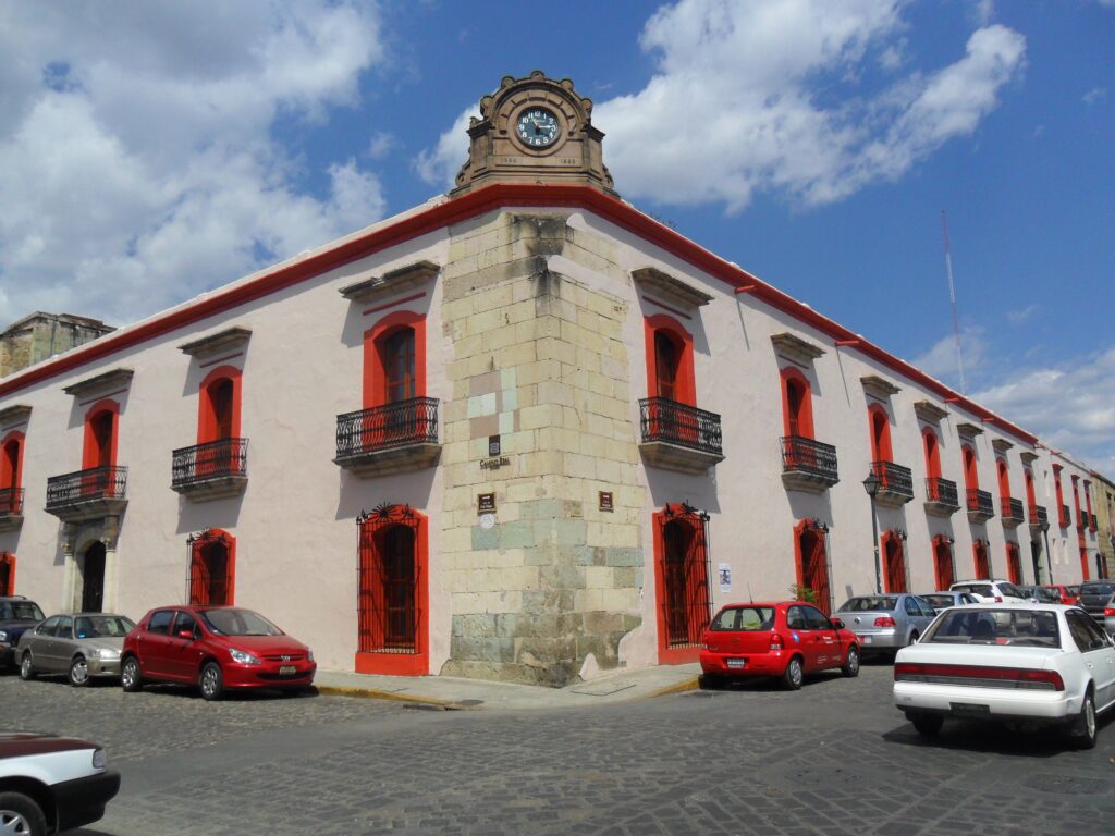 Colonial architecture now used as a hotel for tourists