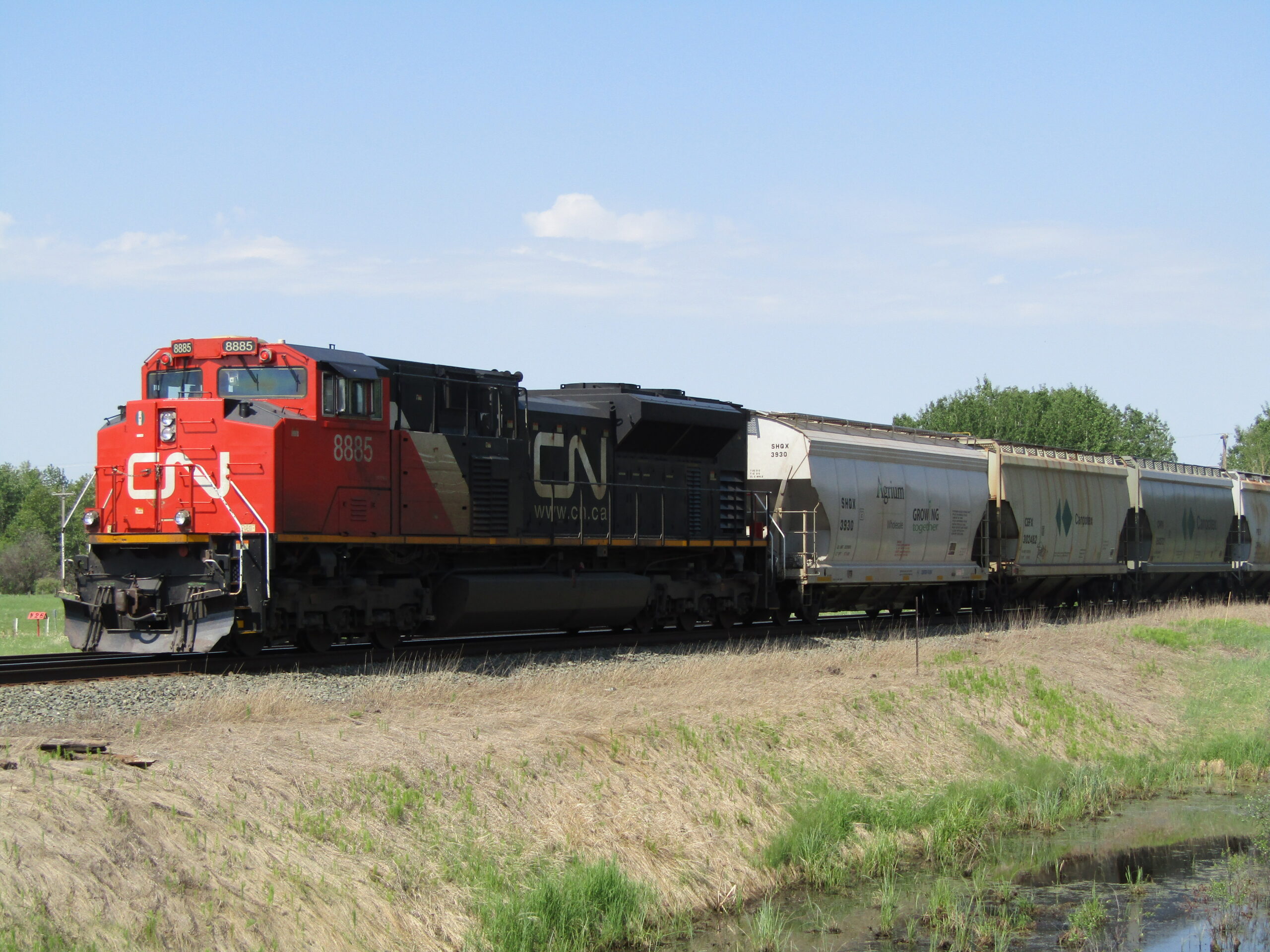 Canada is known for its never-ending trains