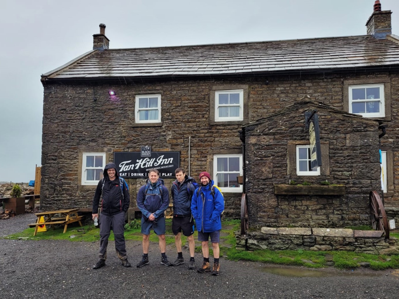 A bleak morning at Tan Hill Inn