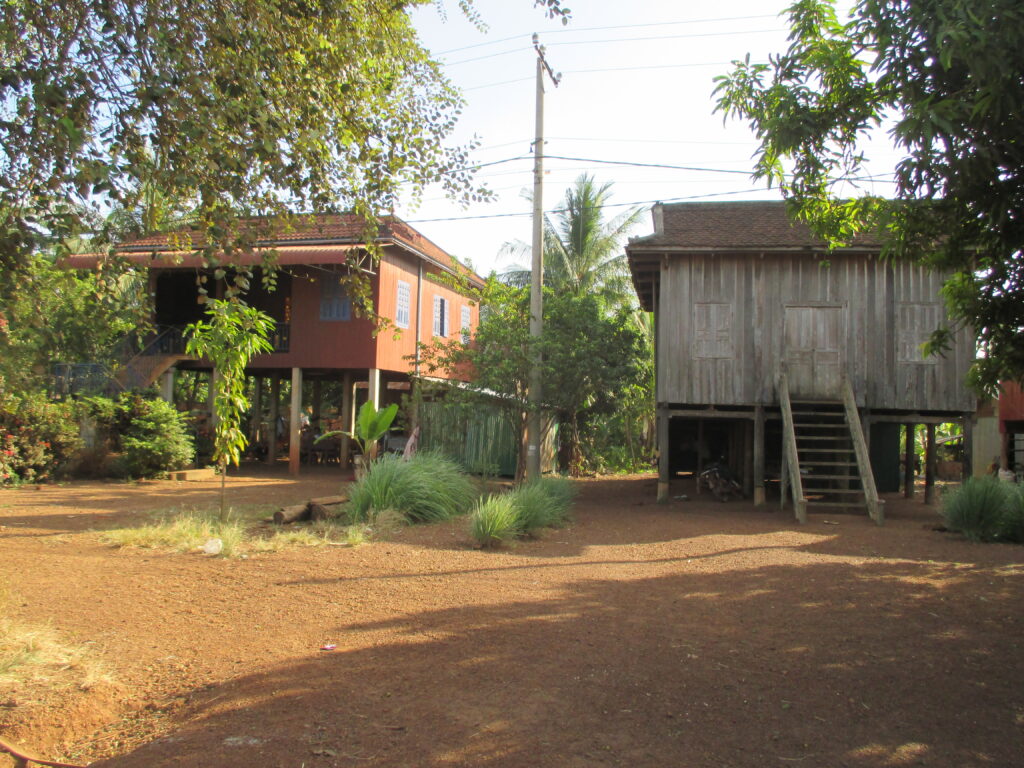 Passing a small village