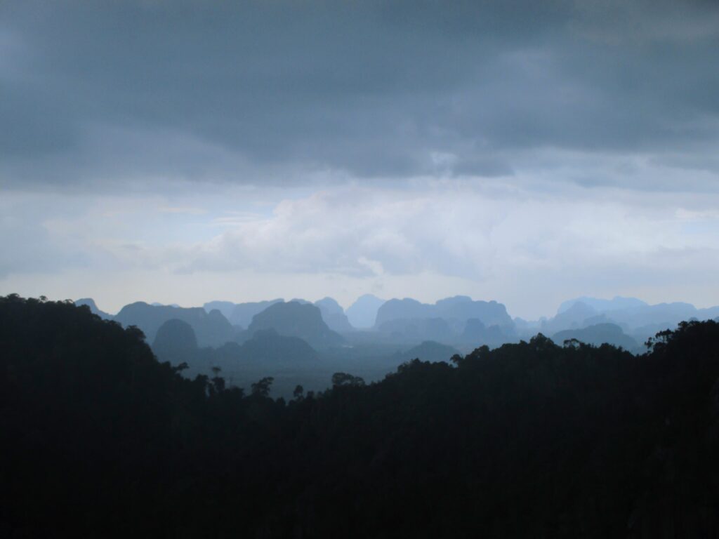 From the top, when the storm clouds had gathered