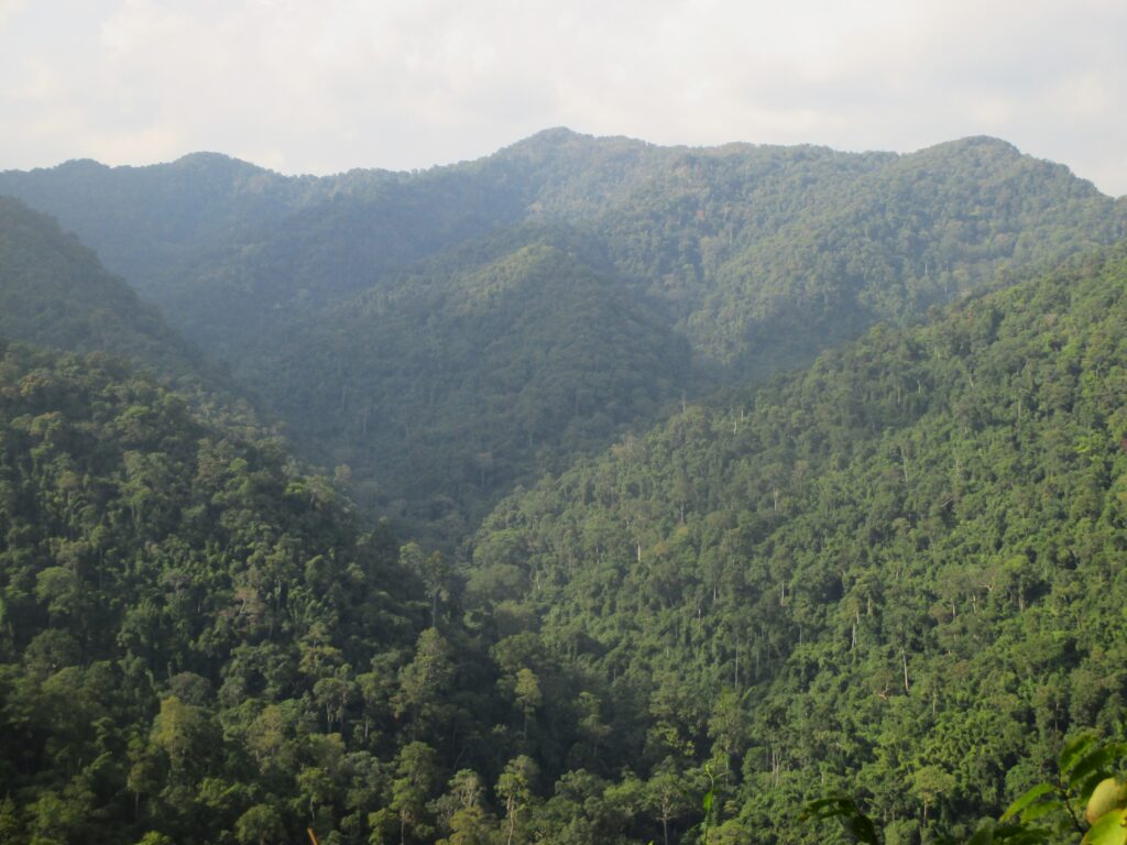 Above the jungles of Kaeng Krachan