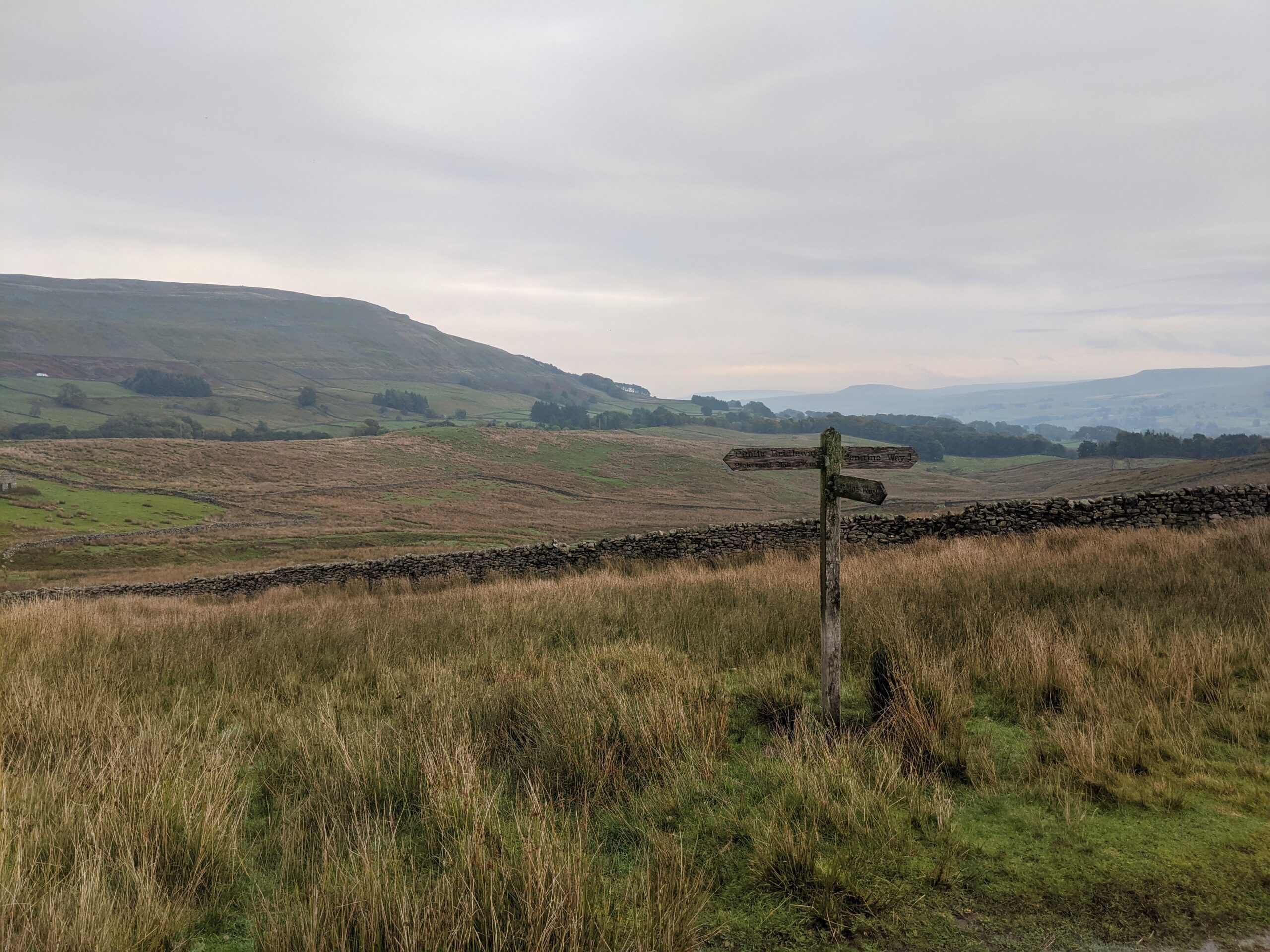 Sign for the Pennine Way