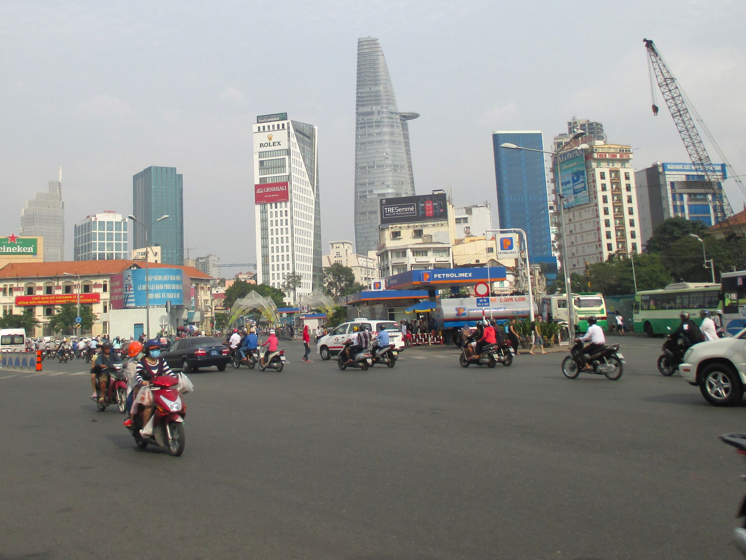 The busy Ho Chi Minh City