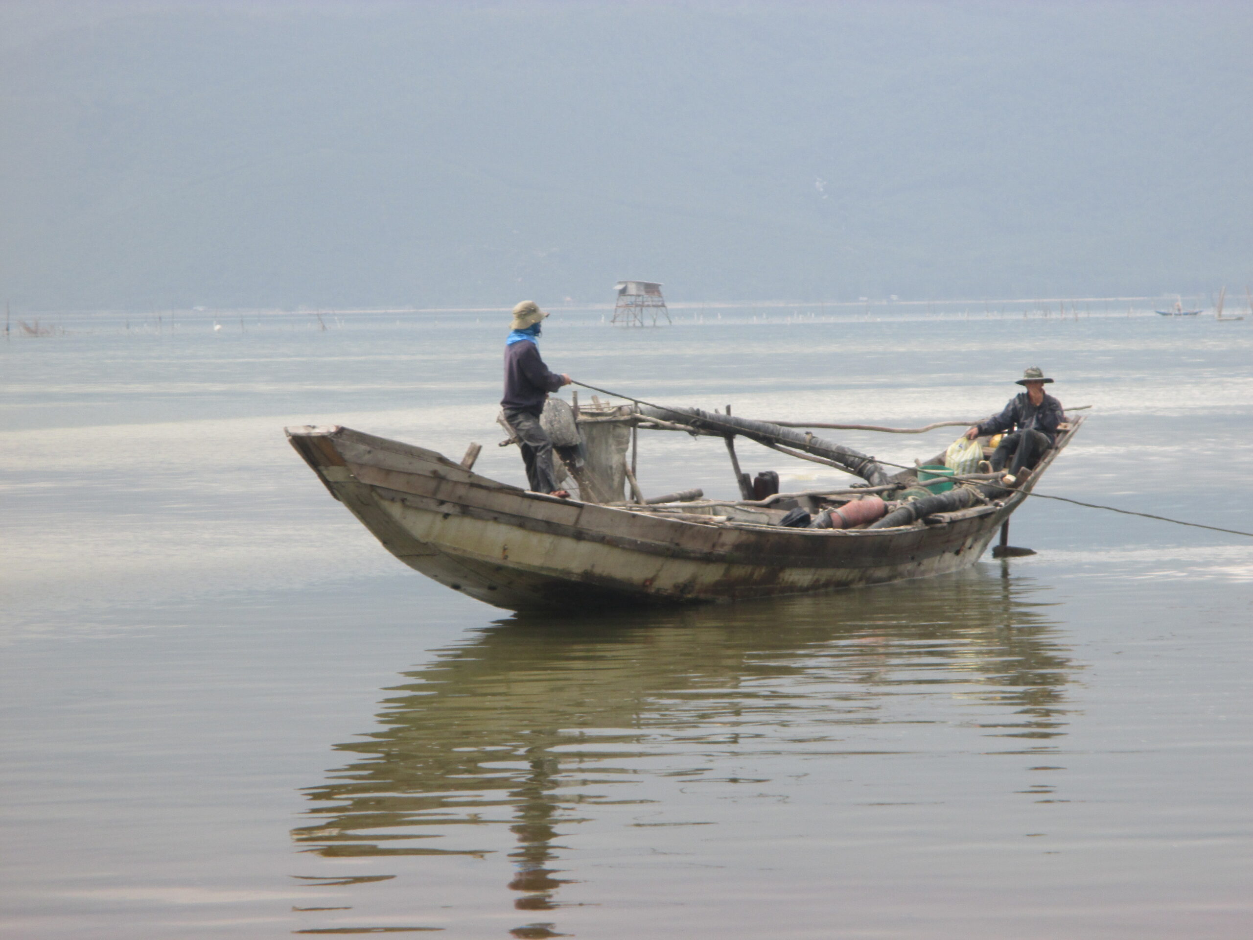 At a lake on way to Da Lat