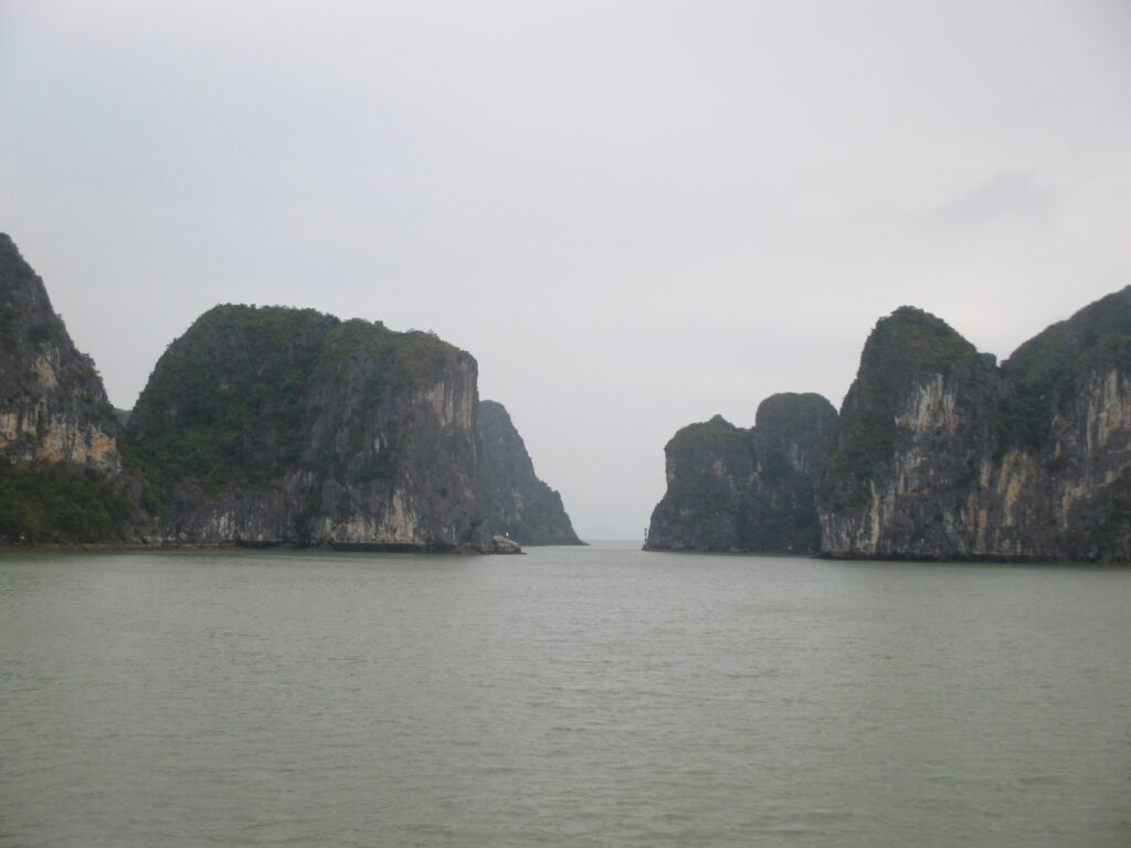 Ha Long Bay from the shore