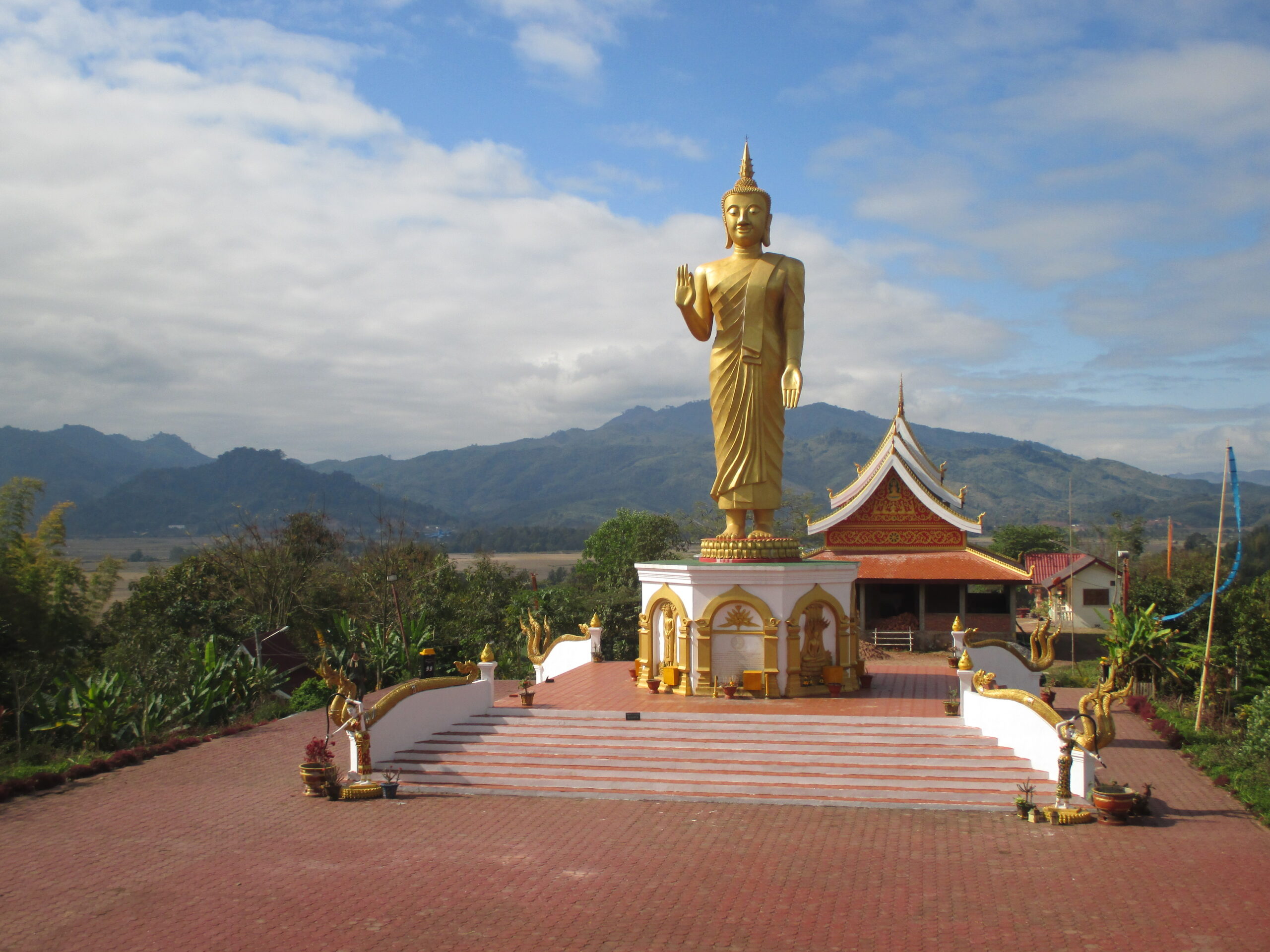 The elevated temple