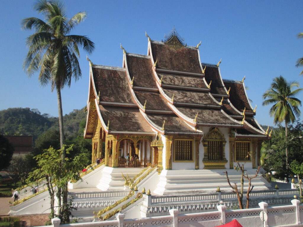 The temple at Luang Prabang