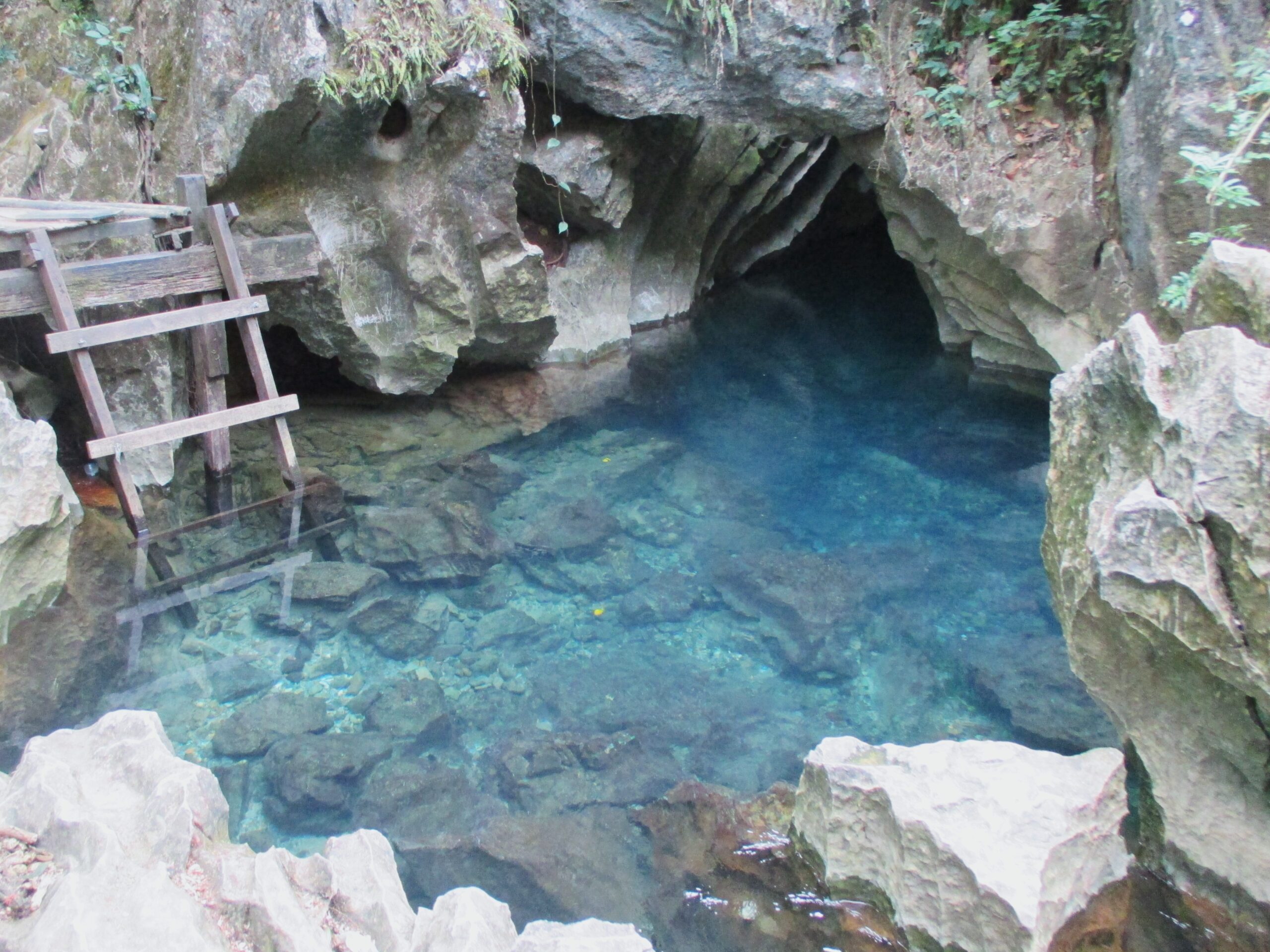 Entrance to the caves