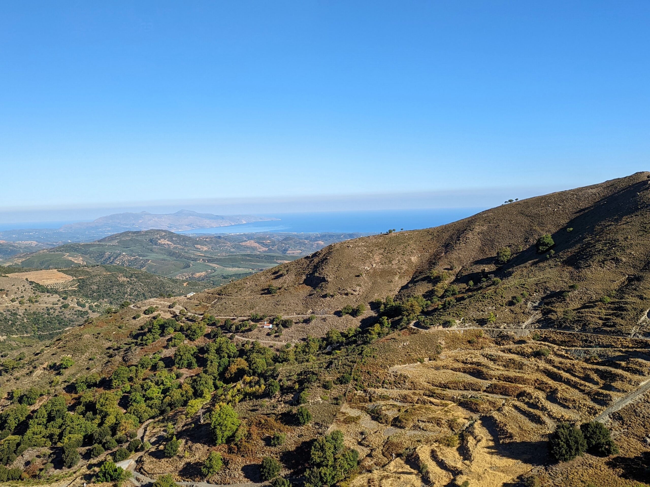 The view from the mountain road