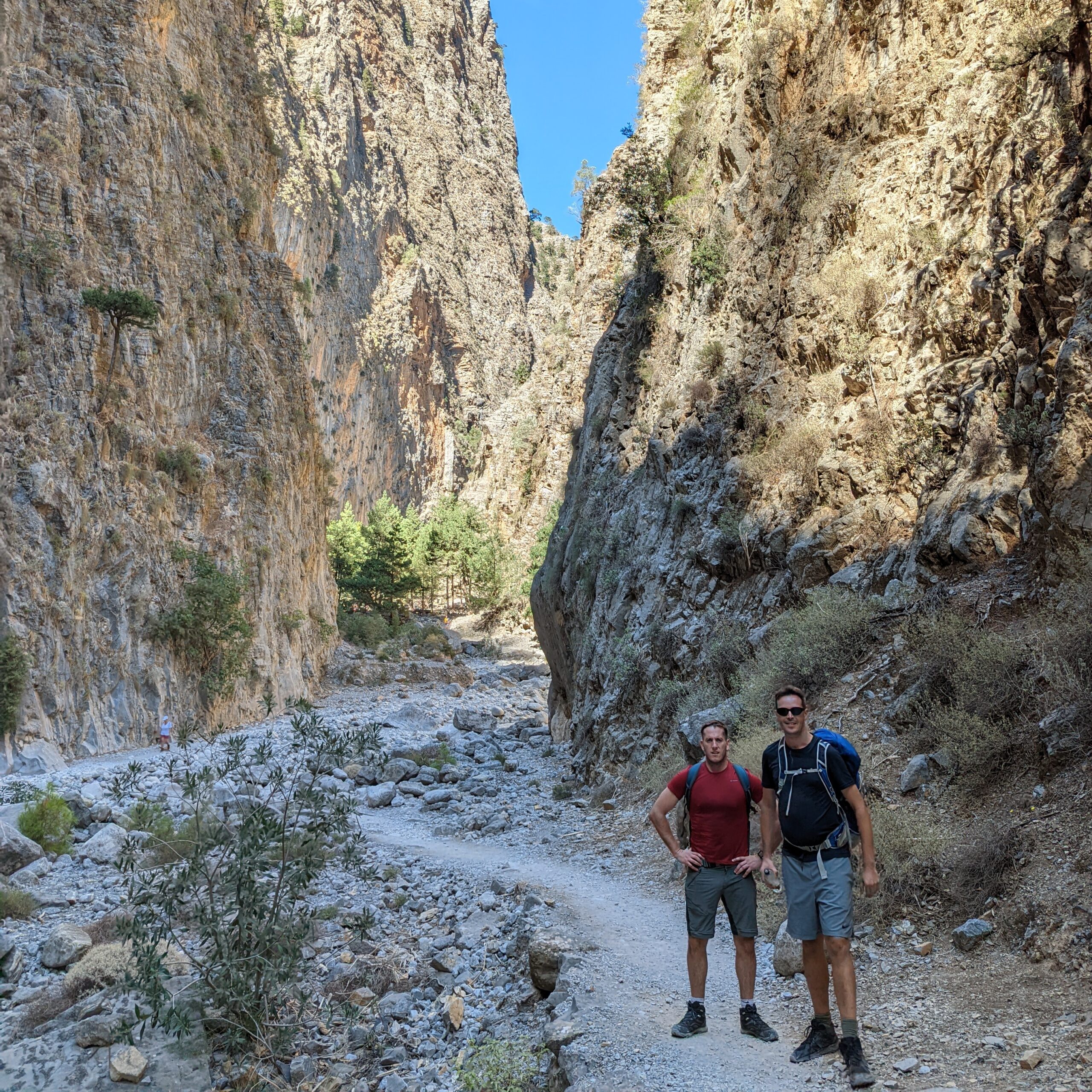 In the shadow of the gorge