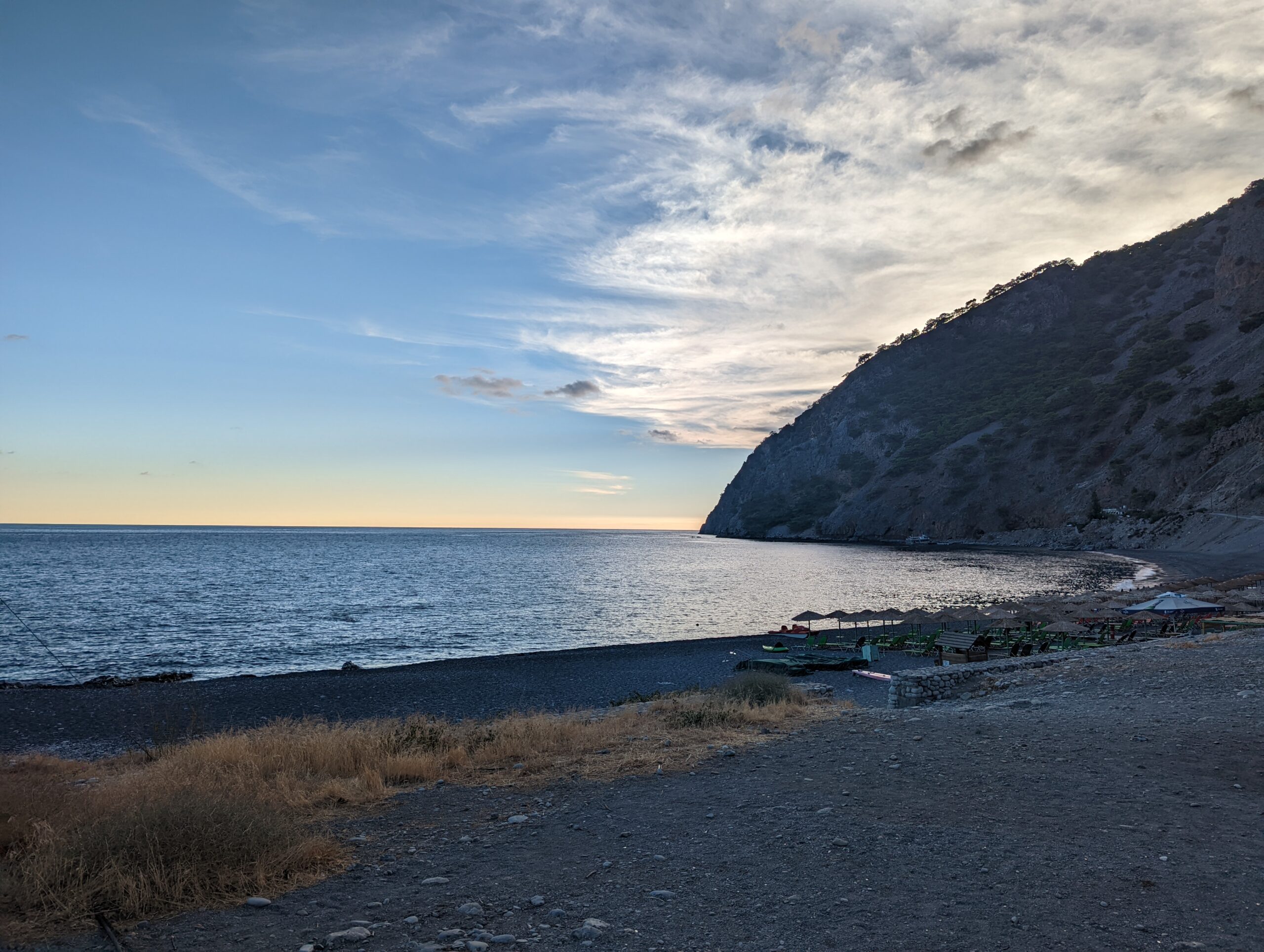 The beach at Agia Roumeli