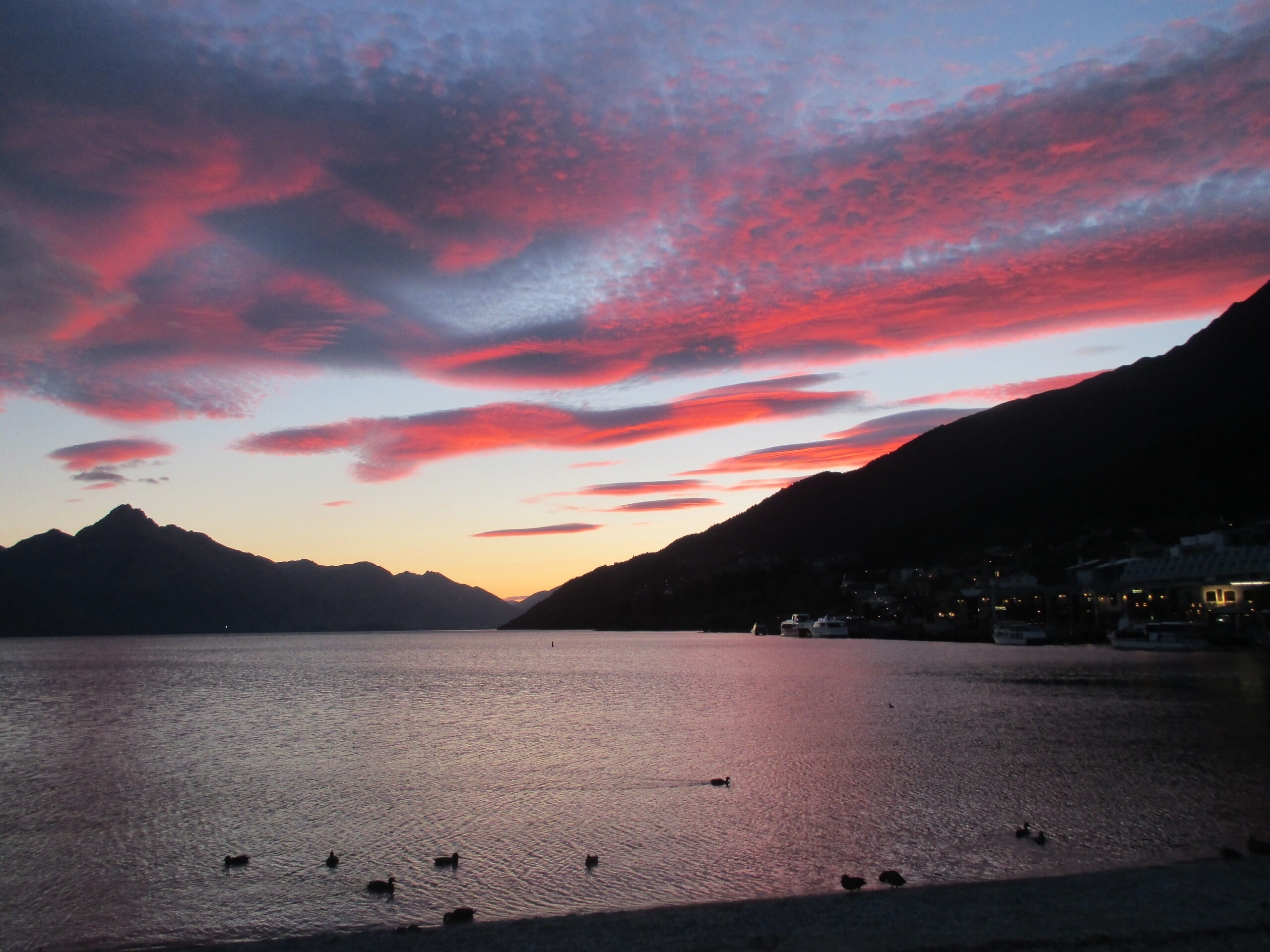 Sunset at Queenstown