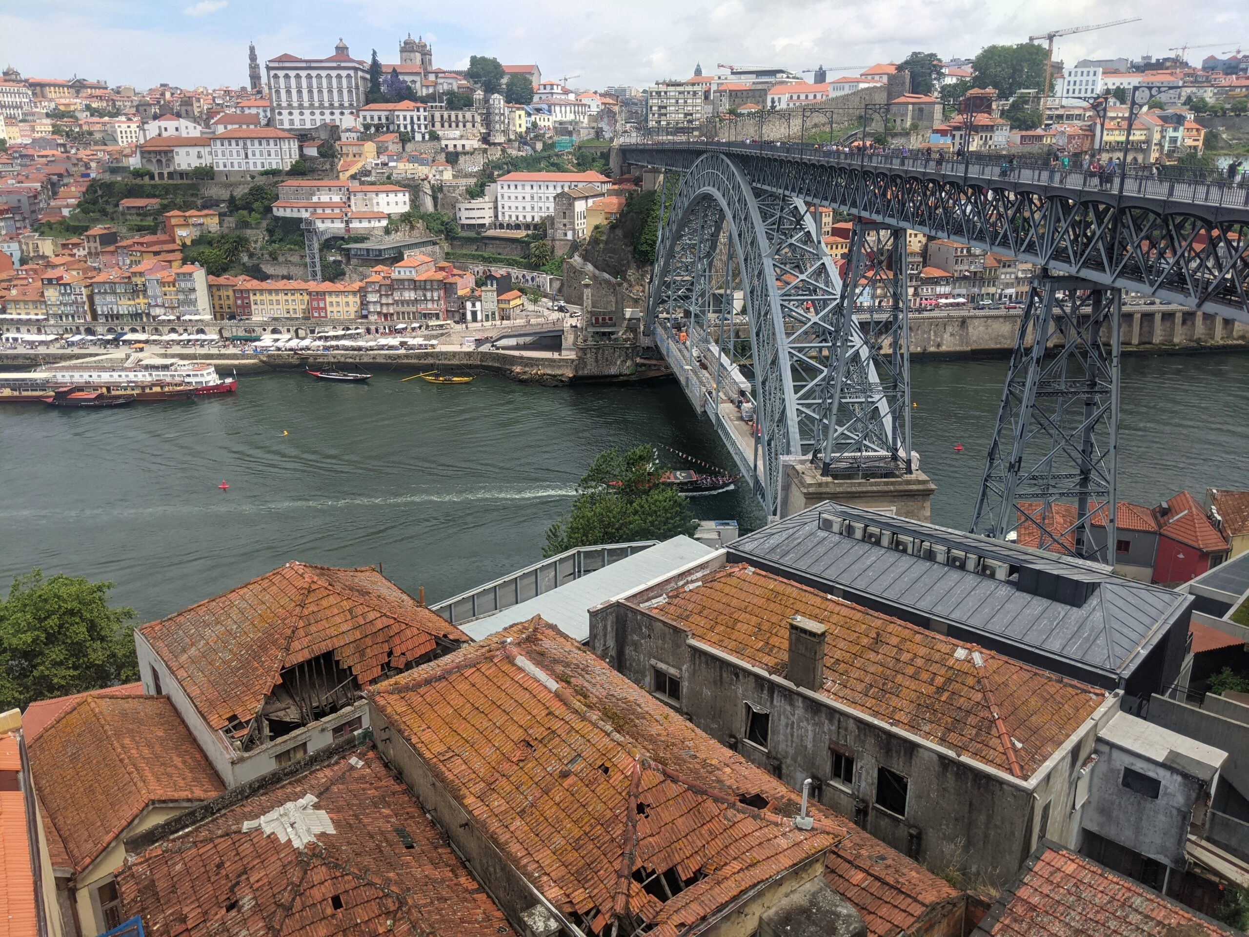 View of Luis I Bridge, in the city centre