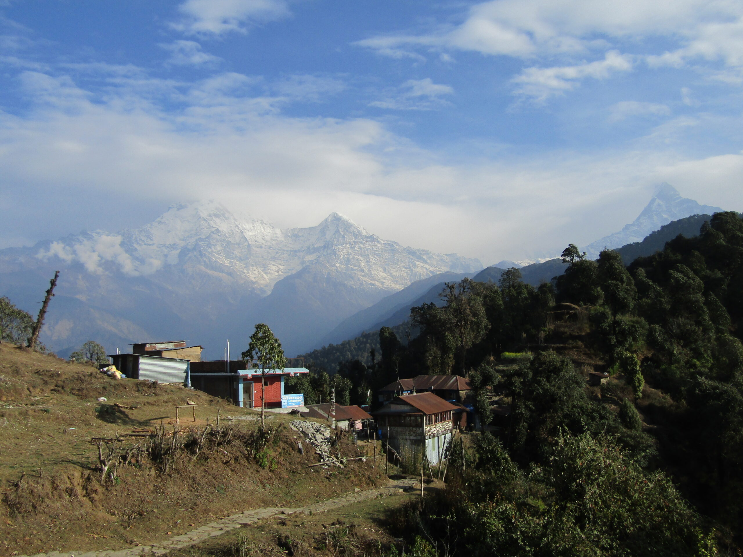 The views over the village