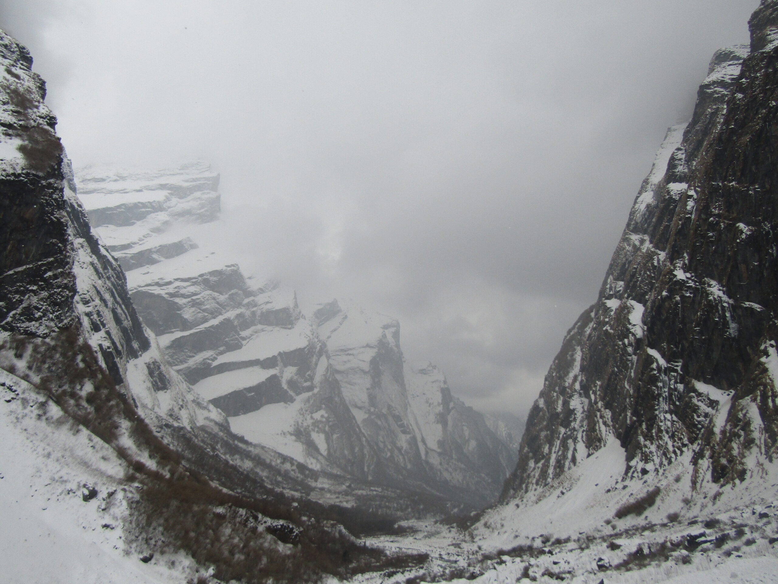 As the snow clouds gathered