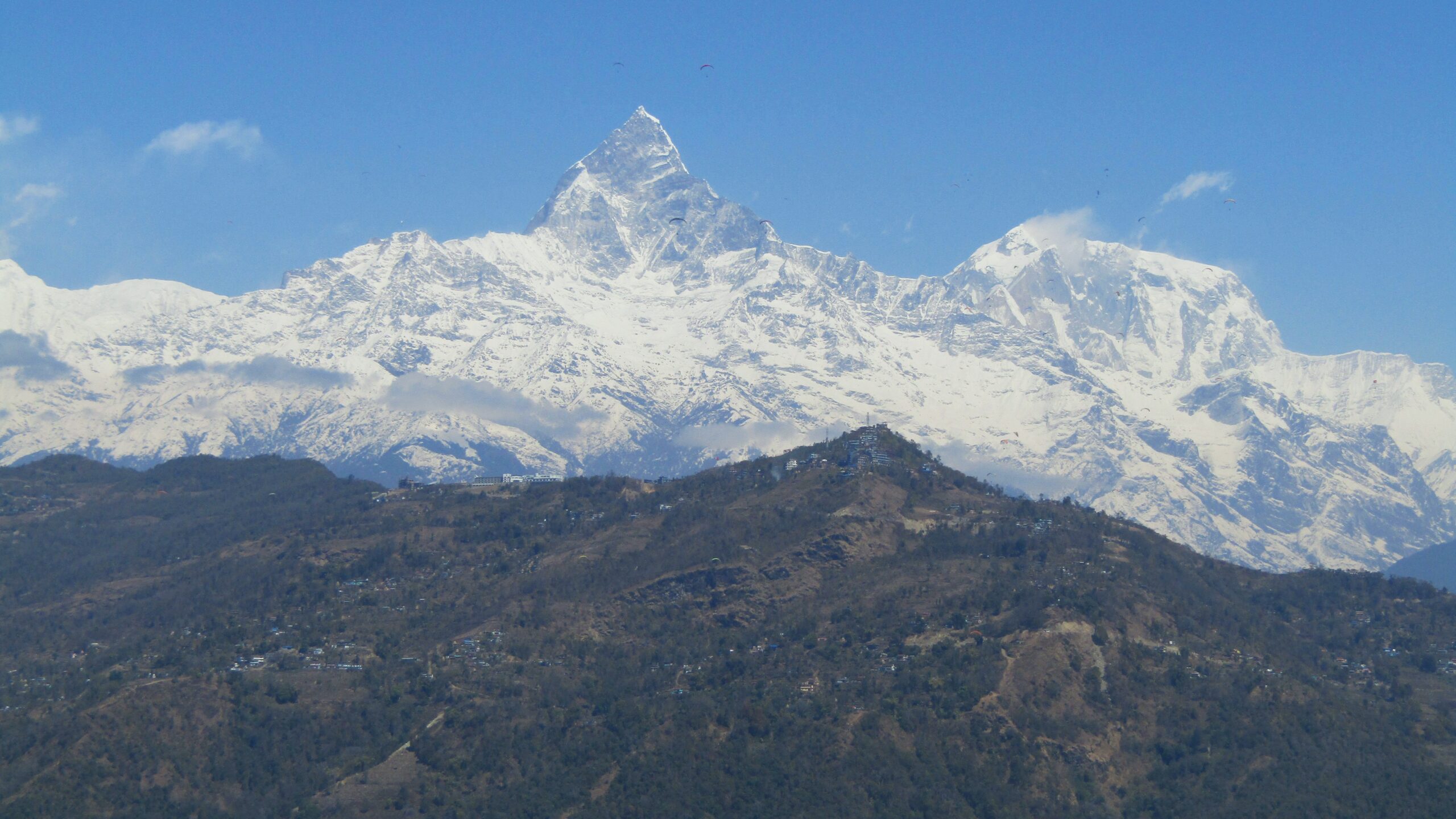 The imposing Machapuchare ("fish-tail")