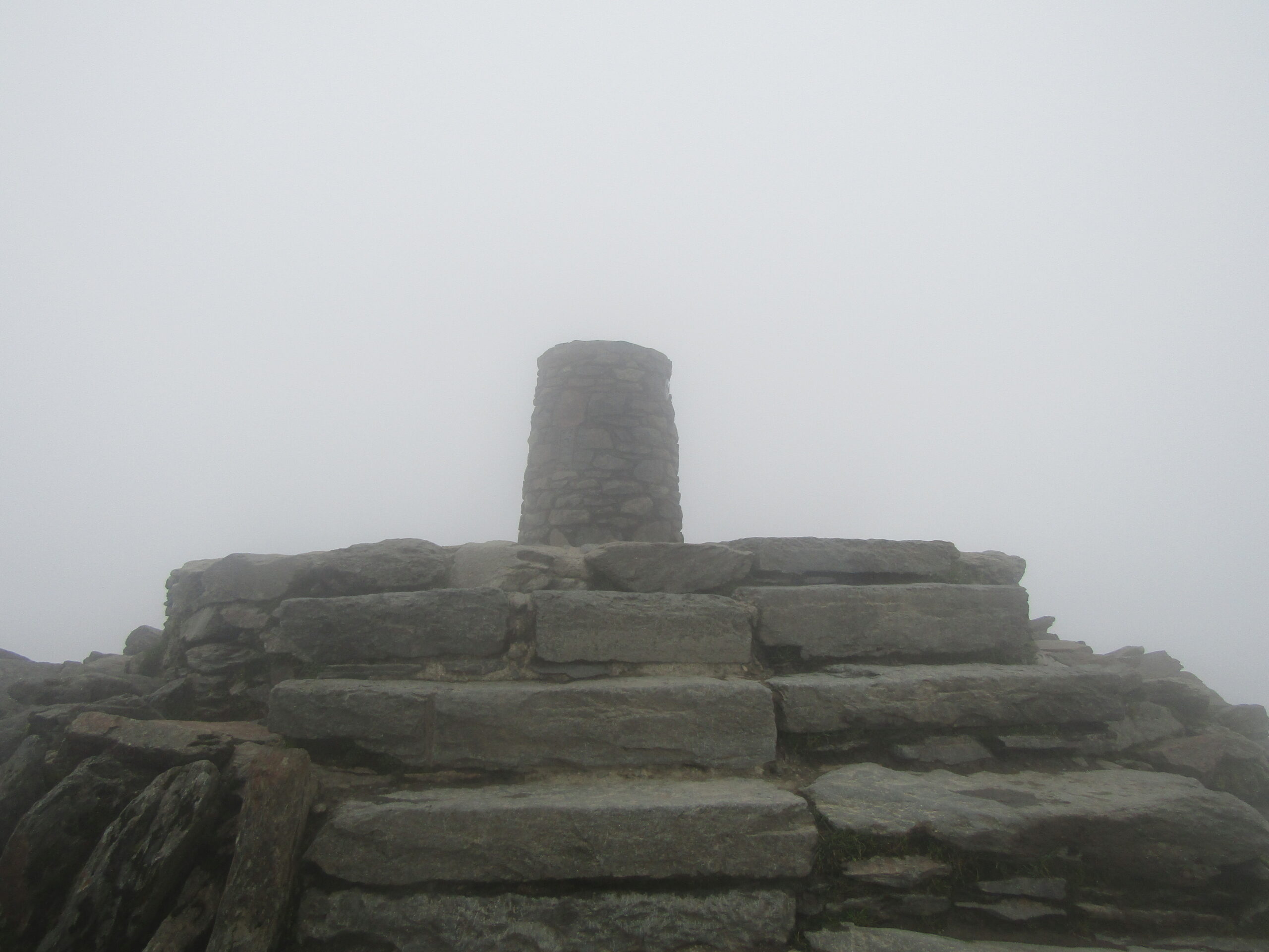 The summit monument