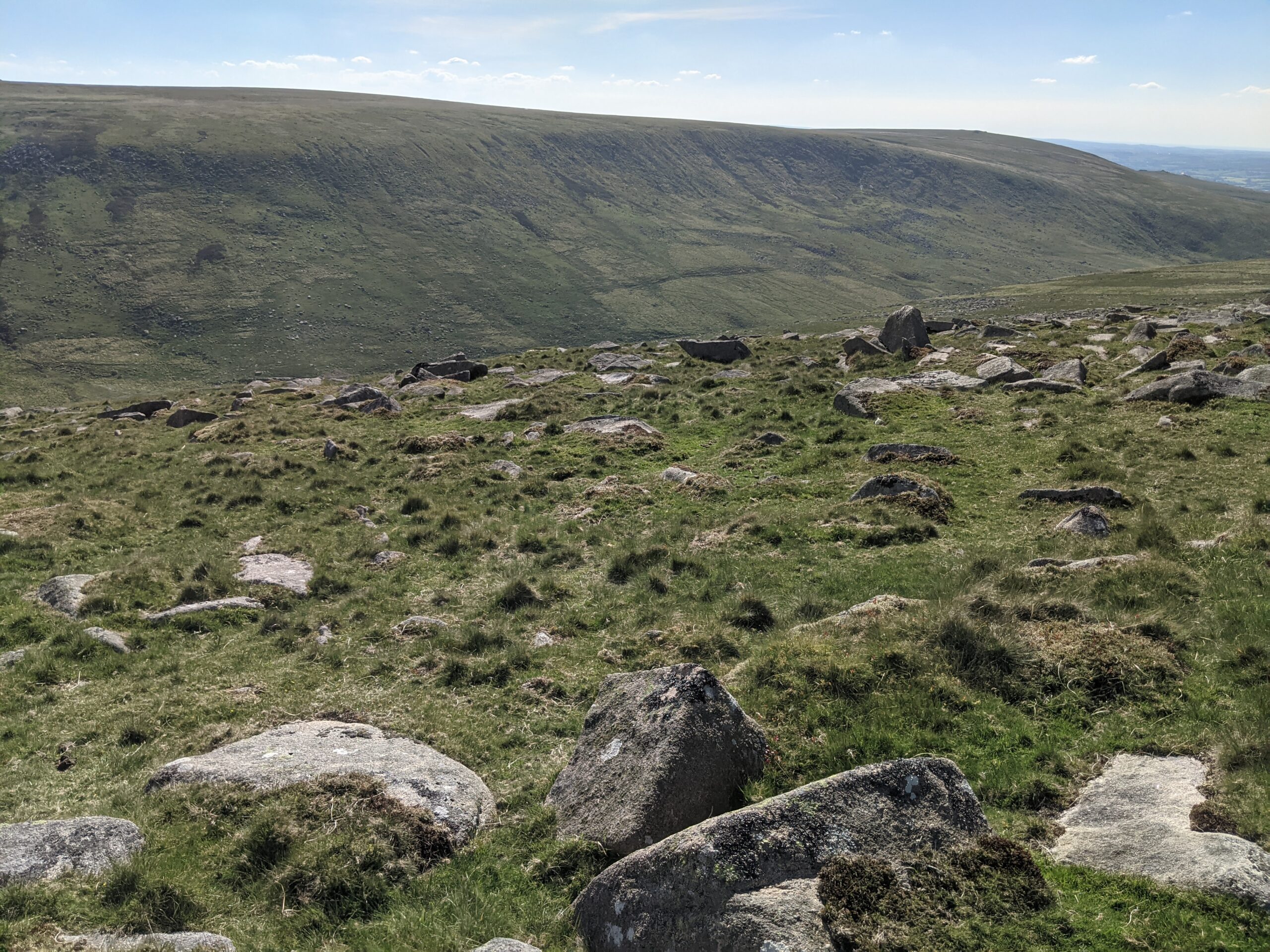 Looking back over the valley