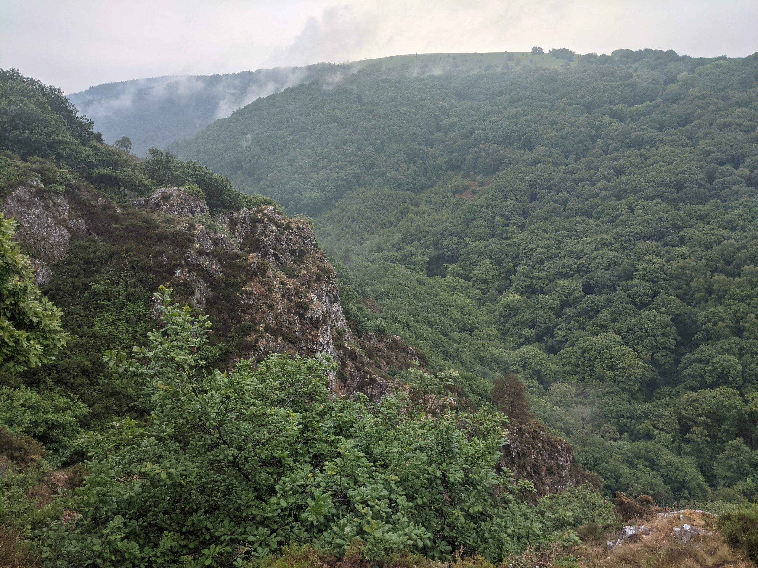 Overlooking the valley