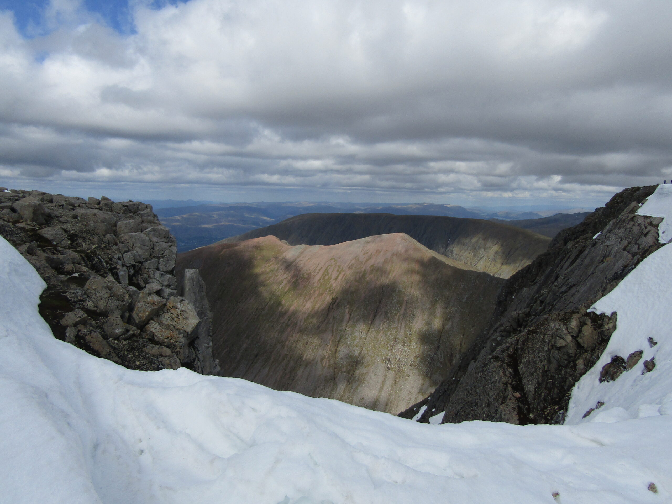 Snow on the summit