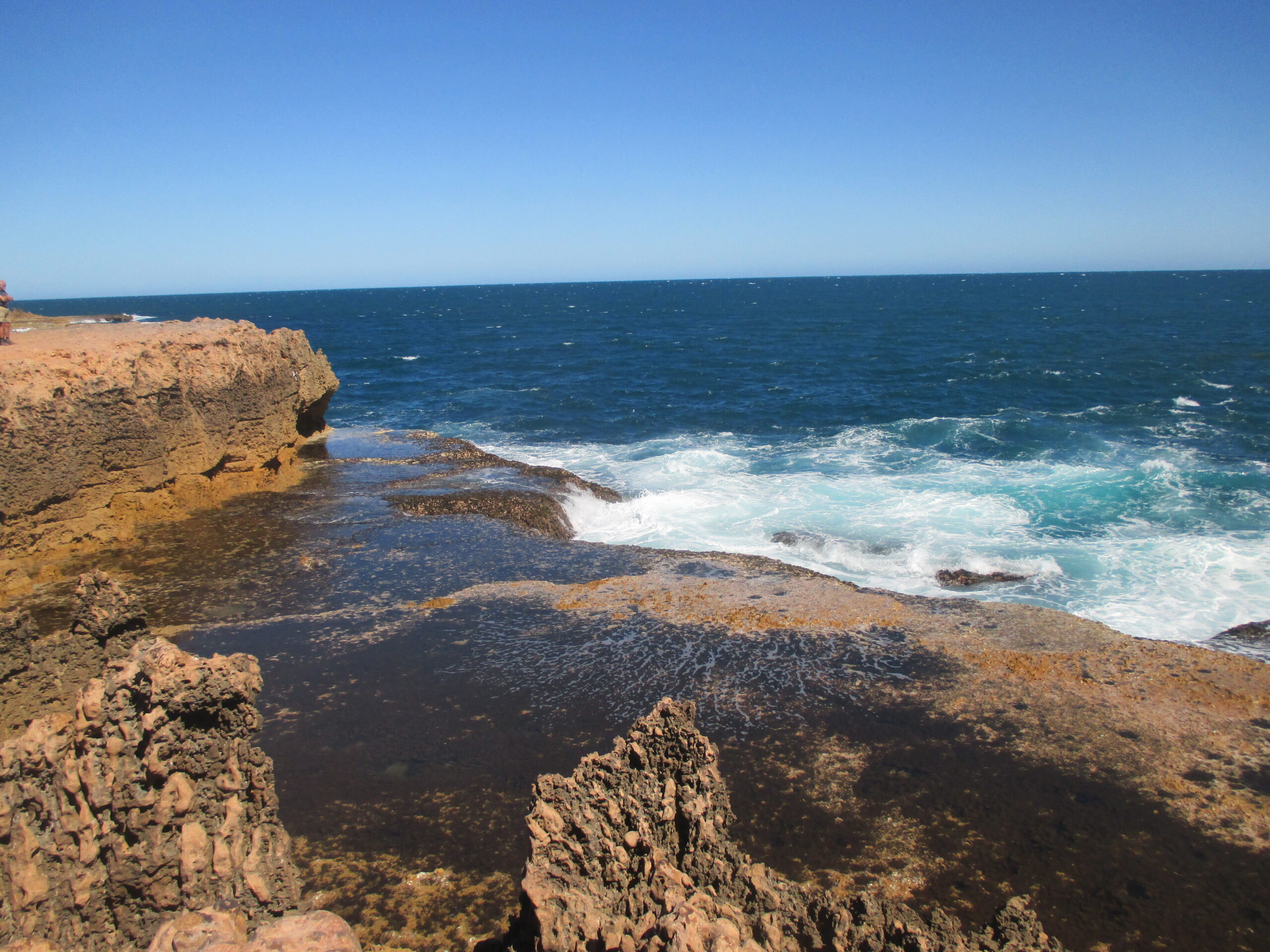 The rock pools near Carnarvon