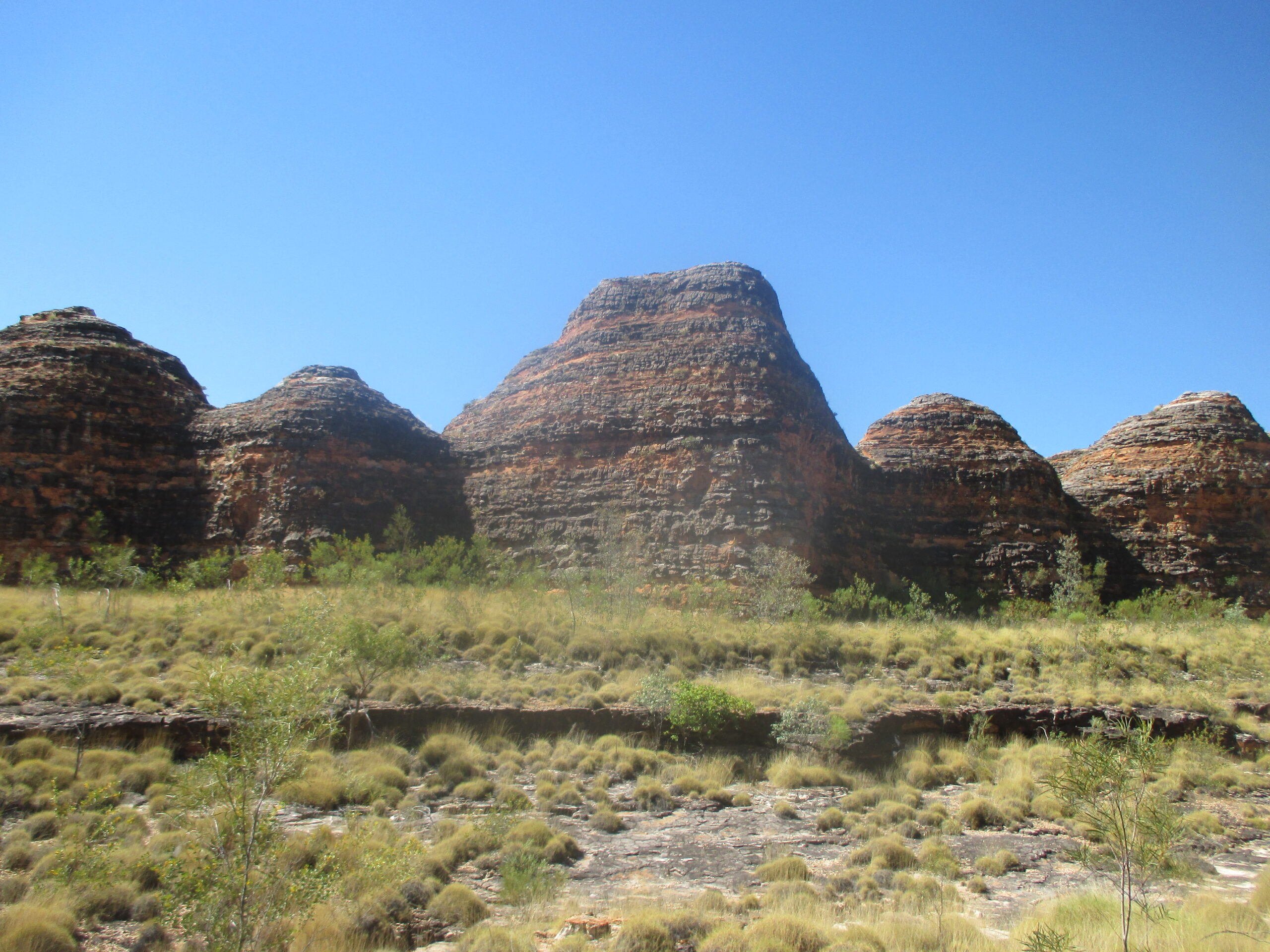 Walking through Purnululu