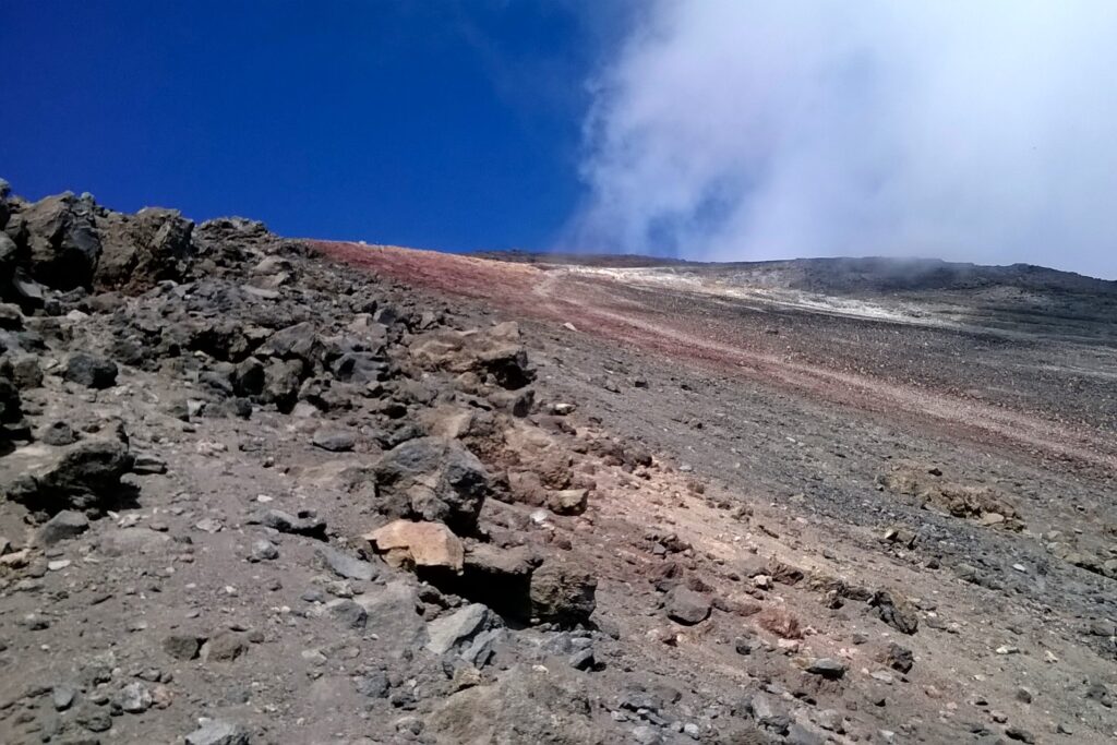 Steep and rocky