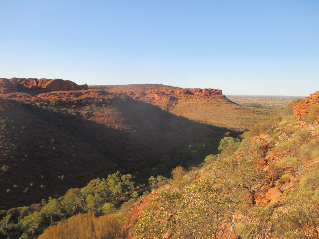 The first sight of the valley