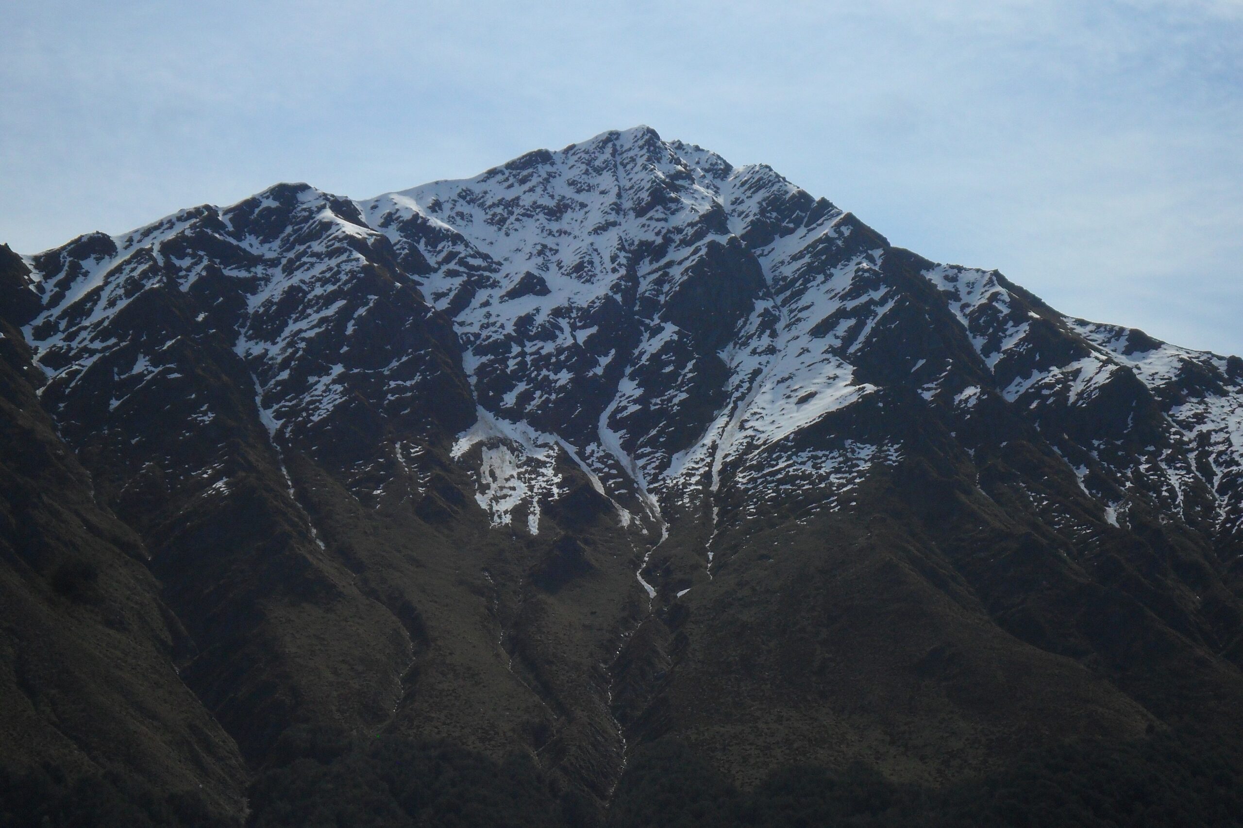 My first sighting of large mountains