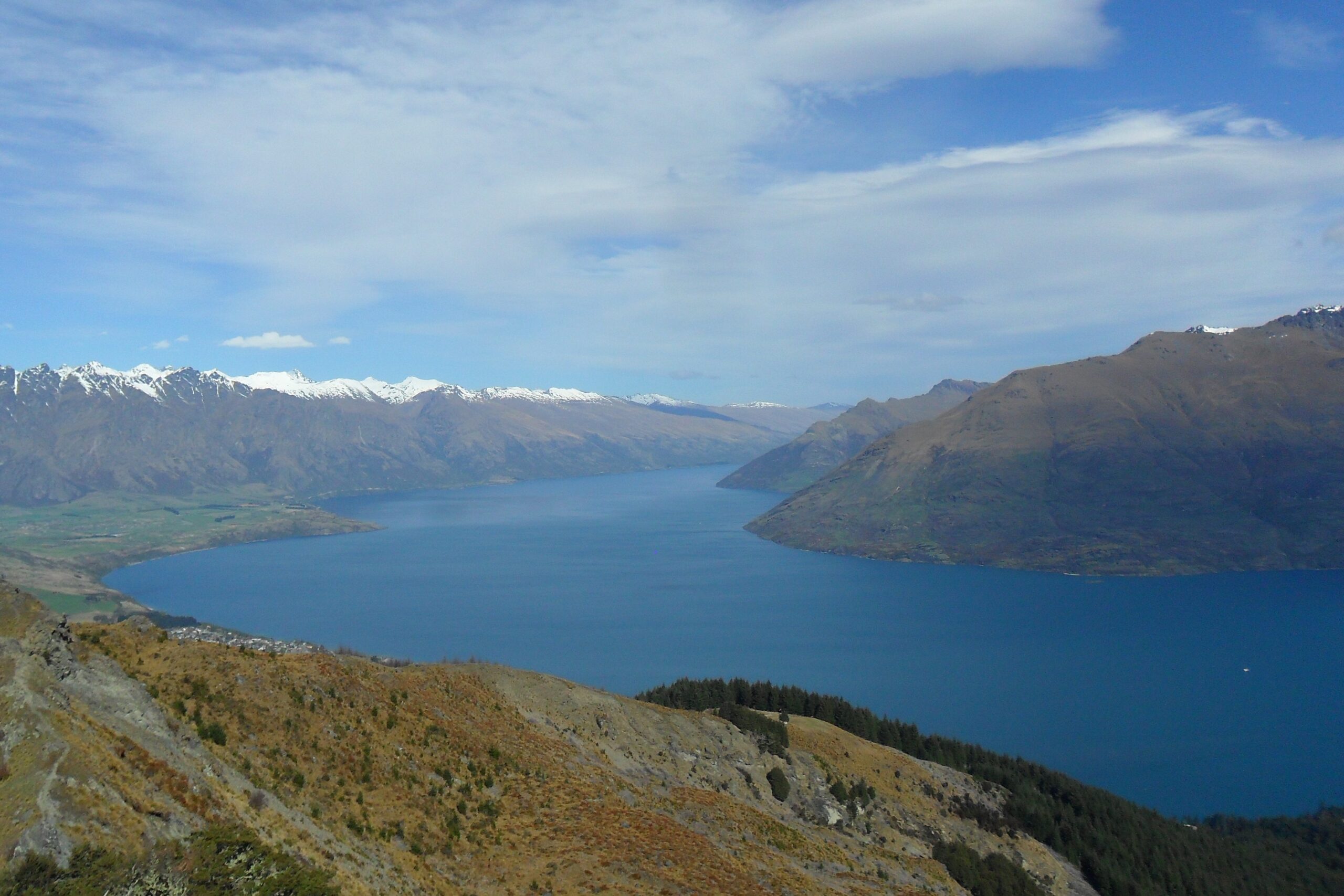 Overlooking the lake