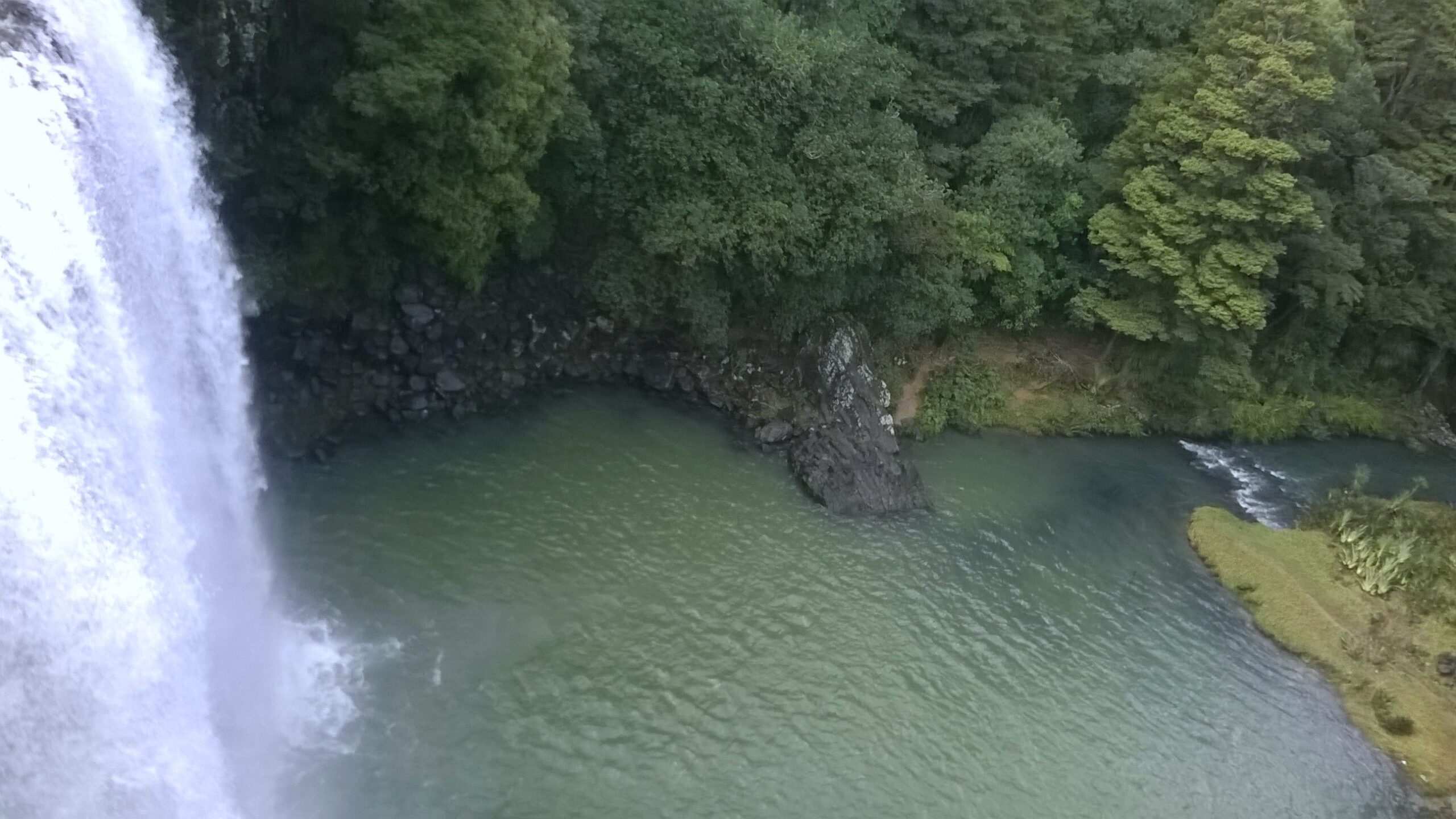 Whangarei Falls - poorly captured